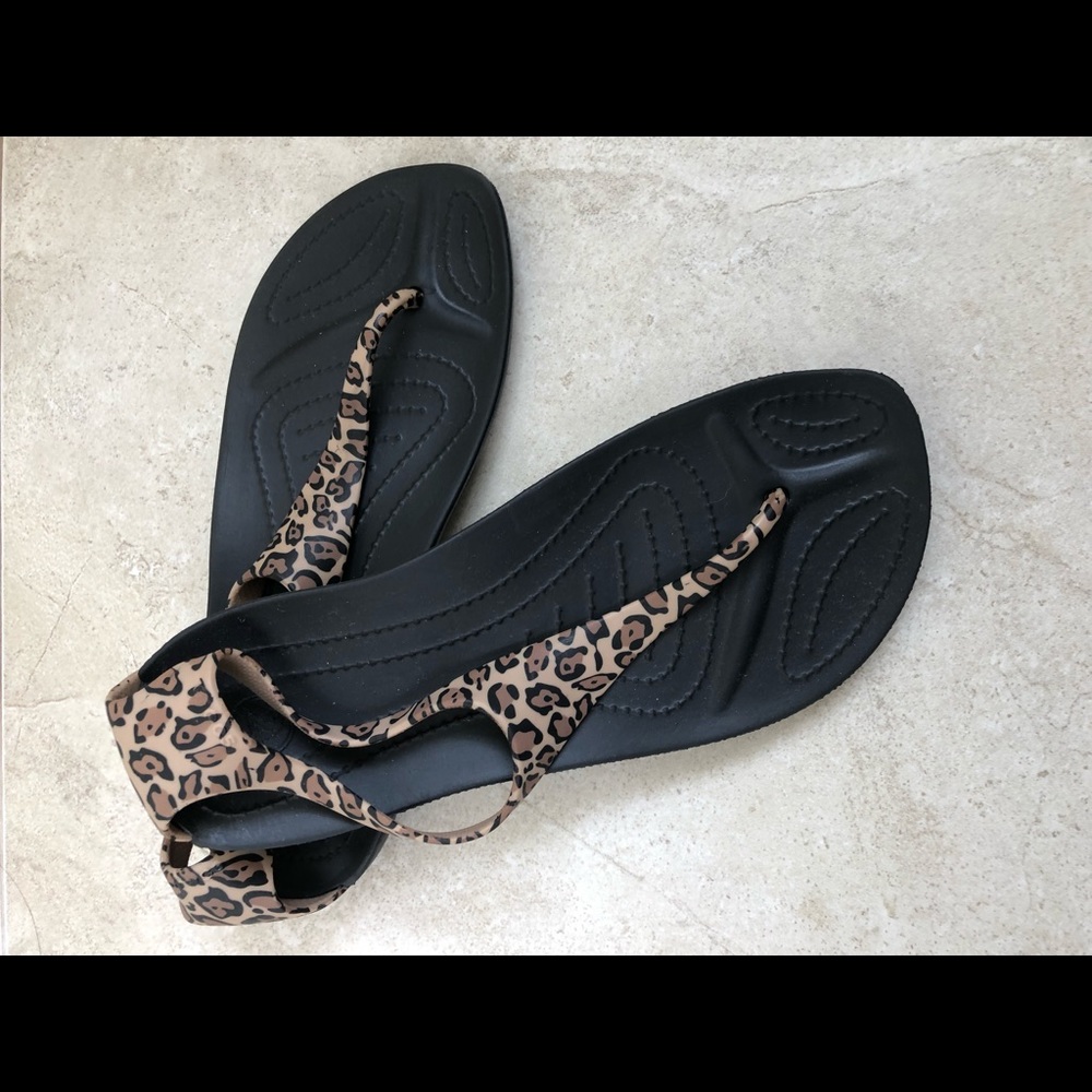 Cute Leopard Croc Sandals